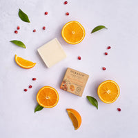 DURANCE Durance Solid Marseille Soap With Organic Mandarin Essential Oil 100g – Enriched With Olive Oil & Red Rice Extract – Paraben-Free Solid Soap For All Skin Types