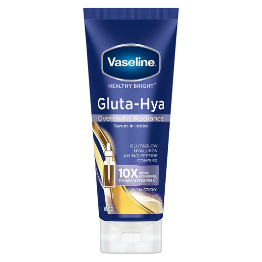 Vaseline Gluta-Hya Overnight Radiance Lotion, Face & Body, 200ml