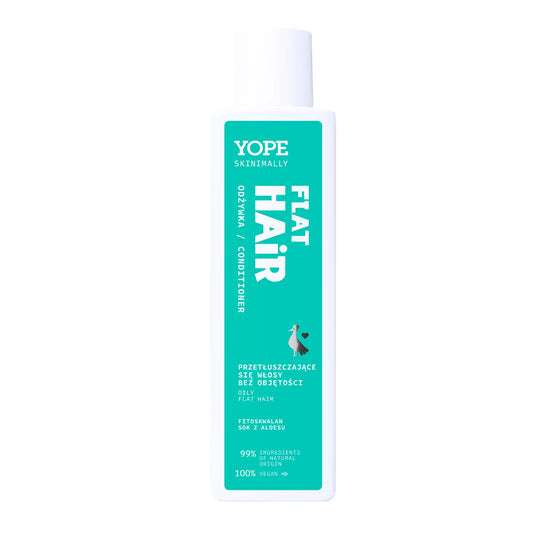 Yope YOPE Natural Hair Conditioner | 99% Natural Ingredients |Volumizing | Refreshing | Skinimally Flat Hair Conditioner 250ml