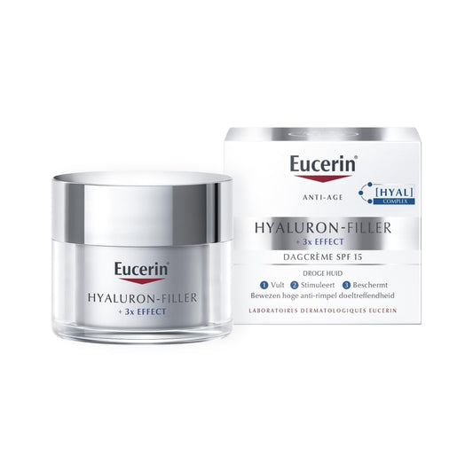 Eucerin Hyaluron-Filler + 3x Effect Day Care SPF15 Dry Skin 50ml