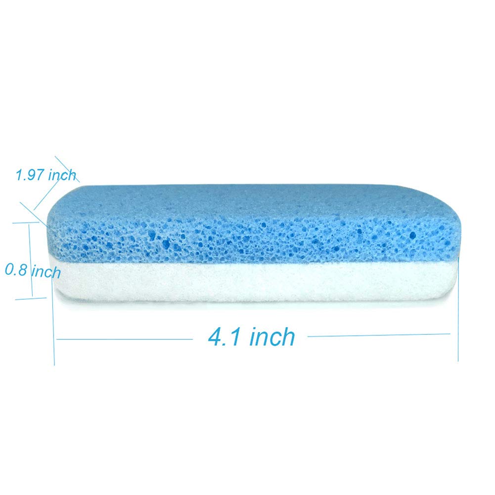 MARYTON Maryton Pumice Stone for Feet, 100% Siliglass Double Sided Pedicure Tools, Callus Remover, Exfoliates & Smooths Skin