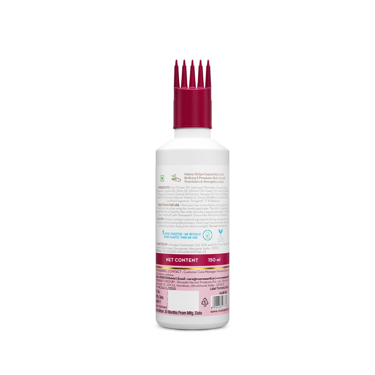MAMAEARTH Mamaearth Onion Hair Oil with Onion Oil & Redensyl 150ml