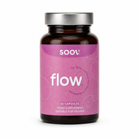 G&G Vitamins Soov Flow | Magnesium, B6 & Saffron PMS Supplement | 60 Capsules, Vegan