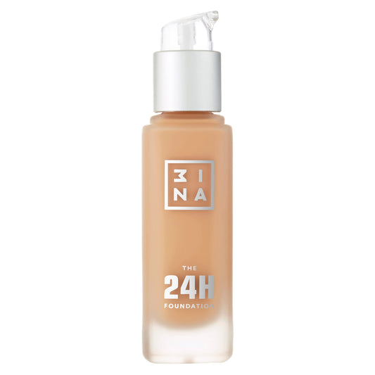 3INA MAKEUP - The 24h Foundation 639 - Dark nude yellow Foundation Yellow Undertone - 24H Waterproof Liquid Foundation Full Coverage - Matte Foundation for Flawless Skin - Vegan - Cruelty Free
