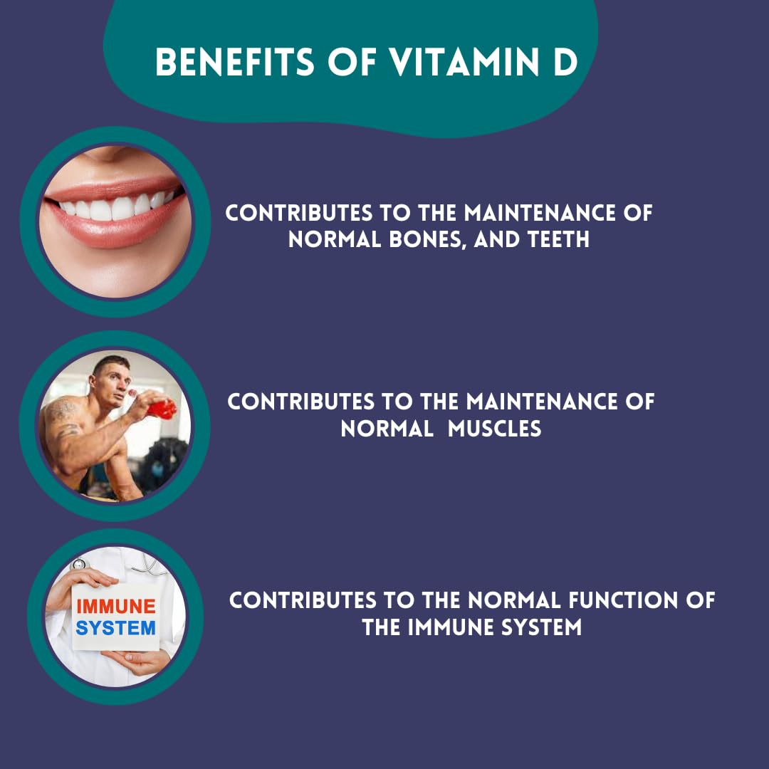 Vegetarian Vitamin D3 1000iu- 400 Tablets - High Strength Vitamin D Tablets -13 Month Supply - Easy to Swallow Micro Tablets - Immune System, Bone and Muscle Function Support- Pharmanostix