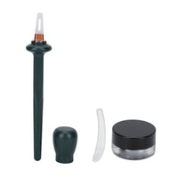 ZJchao 3pcs Eyeliner Makeup Tool, Waterproof Quick Eye Makeup Tool Long Lasting Eyeliner Gel Eyeliner Guide Wand, Green