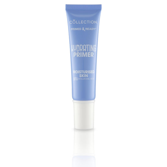 Collection Cosmetics Primed and Ready Hydrating Primer, Locks in Moisture, 20ml, Hydration, Clear