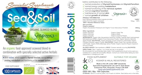 Specialist Supplements Sea and Soil 100 Capsules