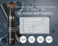 SEVICH Grey Hair Dye Brush Pens - Hair Root Touch Up Temporary White Hair Cover for Solon Home 20ml Darkbrown