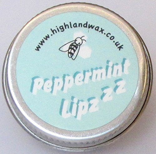 Highland Wax Peppermint Lipzzz Beeswax Lip Balm (9g) - 100% Natural