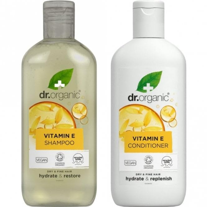 DR ORGANIC Dr Organic Vitamin E Shampoo & Conditioner Set - VEGAN
