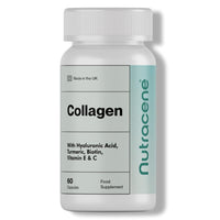 NUTRACENE Nutracene Collagen Complex | with Biotin, Vitamin C Hyaluronic Acid & Vitamin E | Healthy Skin, Hair, Nails | Made in The UK