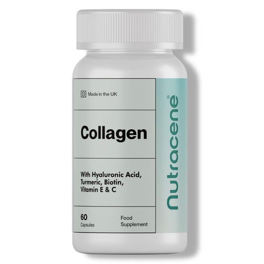 NUTRACENE Nutracene Collagen Complex | with Biotin, Vitamin C Hyaluronic Acid & Vitamin E | Healthy Skin, Hair, Nails | Made in The UK