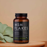 KIKI HEALTH KIKI Health Natural MSM Flakes Minerals Capsules - Pure Natural Sulphur for Joints, Skin, Hair & Nails - Gluten-Free & Allergen-Free MSM Supplements - No Additives Easy Formulation - 100 Count
