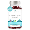 Forever & Always Supplements Ashwagandha High Strength Gummies (150) 1200mg per serv - Raspberry Flavoured Gummies for Adults - Sleep, Mind, Calm, Focus & Melatonin Support Supplements