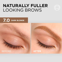 L'Oreal Paris L'Oréal Paris, Semi-Permanent Eyebrow Tint, Lasts up to 5 Weeks, Visible Results in 5 Minutes, Up to 10 Uses, Ammonia Free, Brow colour, Shade: 7.0 Dark Blonde