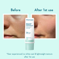 WishCare 5% Niacinamide Oil Balance Fluid Sunscreen SPF 50 PA++++ - Lightweight Matte Sunscreen SPF 50 for Oily Skin & No White Cast 50g