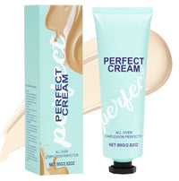 LOPHE Body Coverage Perfector, Leg Makeup Waterproof No Transfer Full Coverage Body Makeup Scar Tattoo Cover Up Cover Veins Concealer Light Concealing Foundation Cream for Body Face Makeup