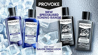 PROVOKE Touch of Silver Go Icy Conditioner 200ml, Icy Platinum Look in Just 1 Wash, Triple Toning Technology, Cool Down Brassy Tones for an Extra Light Colour, Enriched Keratin to Hydrate