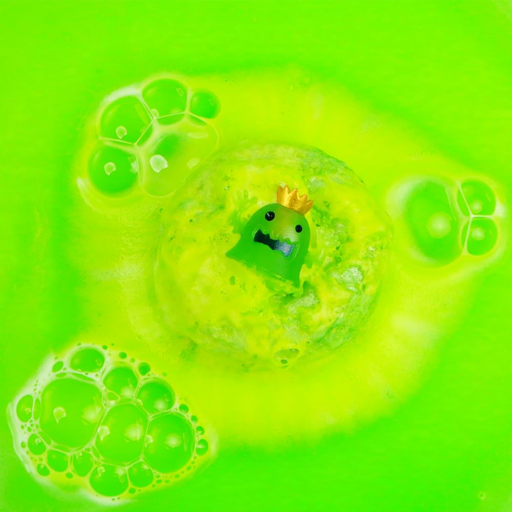 ZIMPLI - Large Alien Surprise Bath Bomb, 1 of 6 Surprise Alien Toys to Collect, One per Baff Bomb, Party Bag Favours, Fillers, Rewards, Stocking Filler Toy for Boys Girls 4 5 6 7 8 9