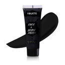 YBUETE Black Face Body Paint, Professional Paint for Halloween Cosplay Costume Party, Full-coverage Multi-Color Cream Makeup Blendable Body Painting for Adults Halloween Cosplay SFX Makeup Paint