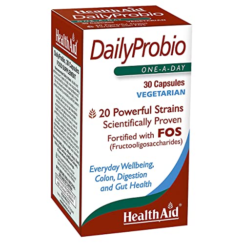 HealthAid DailyProbio Vegi Capsules, 30 -Count