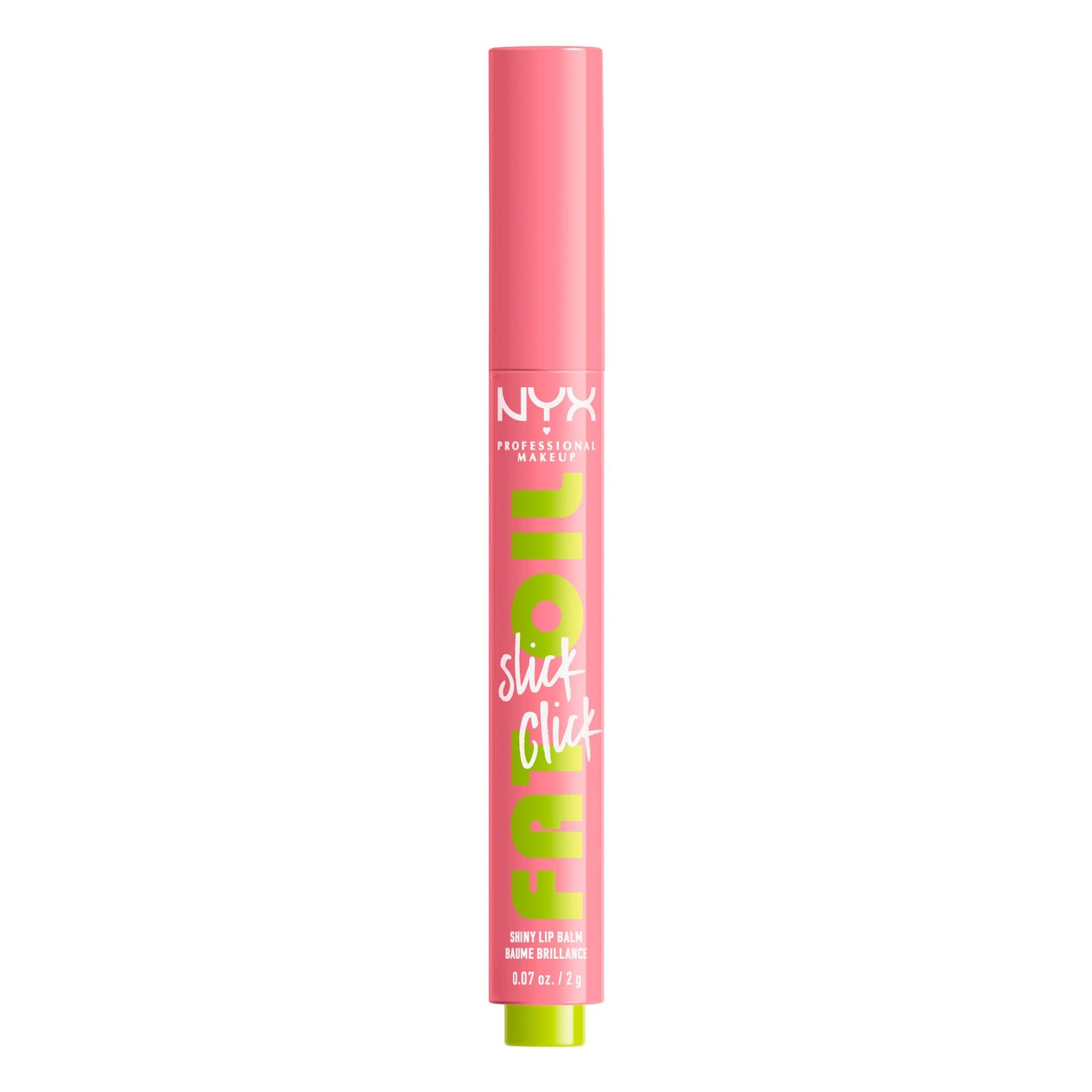 NYX PROFESSIONAL MAKEUP NYX Professional Makeup Lip Balm, A Hint of Colour, Infused with Oils for Long Lasting Hydration, Lightweight & Vegan Formula, Fat Oil Slick Click, Clout