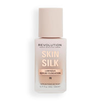 Makeup Revolution, Skin Silk Serum Foundation, Light to Medium Coverage, Contains Hyaluronic Acid, F8, 23ml