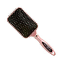 Head Jog Paddle Hair Brush 81. Detangler With Ionic Bristle Pins Perfect For Wet Or Dry Hair For Detangling, Straightening and Blow Drying Hair. Helps Tangle & Frizz For Sleek, Shine Hair. (Pink)