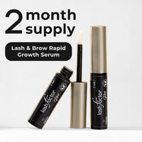 Lashfactor Pro Eyelash Growth Serum, Brow Lash Growth Serum, Natural Brow Lash Enhancer | Nourish Damaged Lashes, Thicker Natural Longer Lift Eyelashes Enhancer Rapid Lash Growth (Pack of 2)
