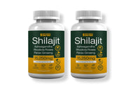 Shilajit, Ashwagandha, Rhodiola Rosea, Ginseng, Cordyceps Mushroom, Ginkgo Biloba, Nettle, Turmeric- 15,520mg per Serving- 60-180 Vegan Capsules - 60 Servings per tub (1)