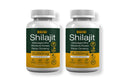 Supplements Sanctuary Shilajit, Ashwagandha, Rhodiola Rosea, Ginseng, Cordyceps Mushroom, Ginkgo Biloba, Nettle, Turmeric- 15,520mg per Serving- 60-180 Vegan Capsules - 60 Servings per tub (3)