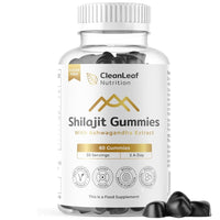 HILLTEN HEALTH Sugar-Free Shilajit Gummies with Ashwagandha | Pure 100% Authentic Himalayan Origin | High Fulvic Acid Content | 85+ Minerals | Boosts Immunity & Energy Vegan | 60 Gummies