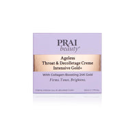 PRAI BEAUTY - Ageless Throat & Decolletage Crème Intensive Gold+ - Anti-Aging Formula, Reduces Fine lines and Wrinkles, 24k Gold Infused Visibly Hydrates neck and decolletage (50 ml (Pack of 1)