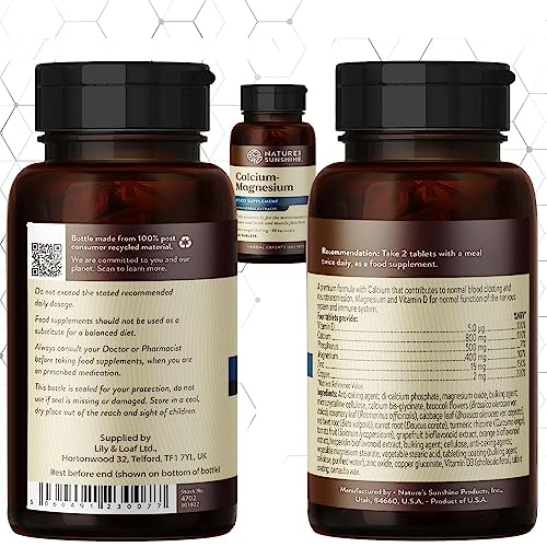 Nature's Sunshine Calcium Magnesium (120)