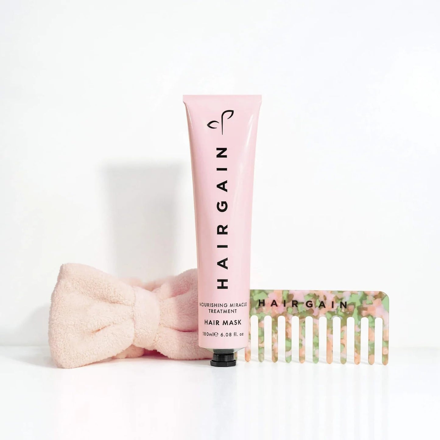 Hair Gain Nourishing Hair Mask (50ml), Headband and Comb - Bundle of 3