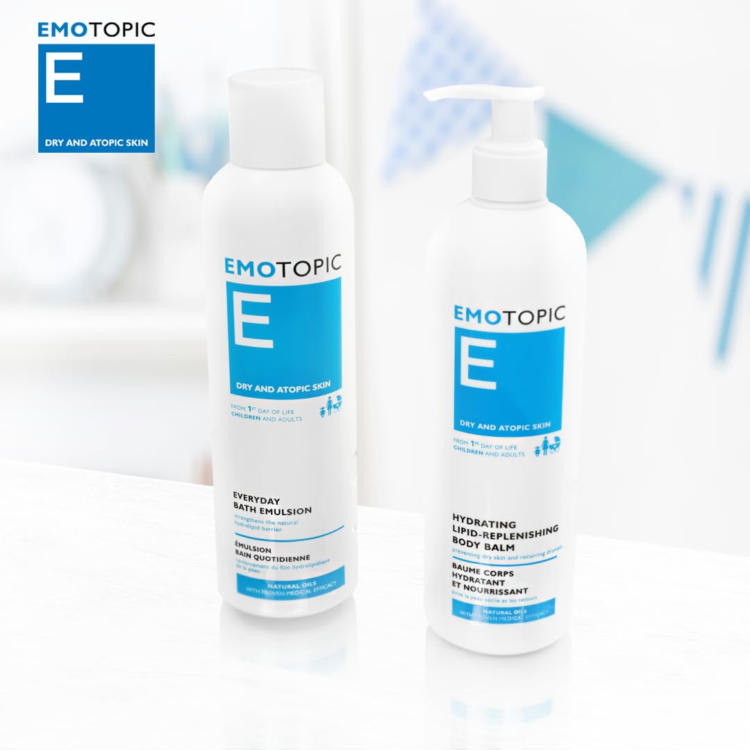 Pharmaceris Emotopic, Creamy Body Shower Gel, Bio Compatible, Hypoallergenic Gel for Dry and Atopic Skin Prone to Irritation, Neutral pH - 400 ml
