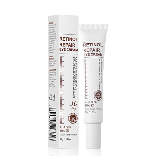 FPNNZ Retinol Eye Cream, Retinol Serum Eye Cream for Dark Circles and Puffy Eyes, Under Eye Cream with Retinol & AHA 30% & BHA 2% & Hyaluronic Acid for Fine Lines & Wrinkles Saggy Skin Puffy Eyes