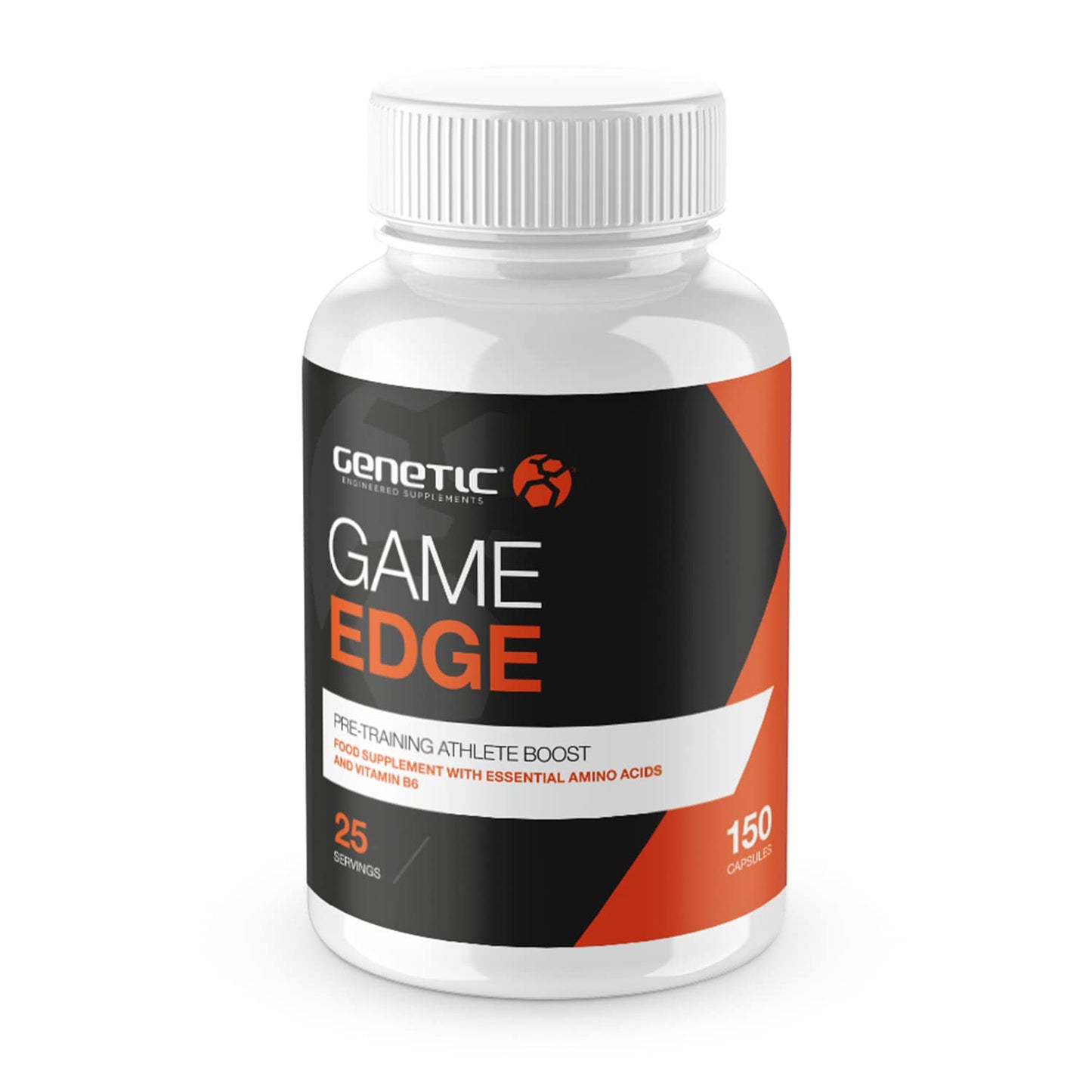 Genetic Engineered Supplements Concentration Supplement - Genetic Supplements - Game Edge - Pre-Workout Tablets - Brain Booster Supplements - Unflavoured - 150 Capsules