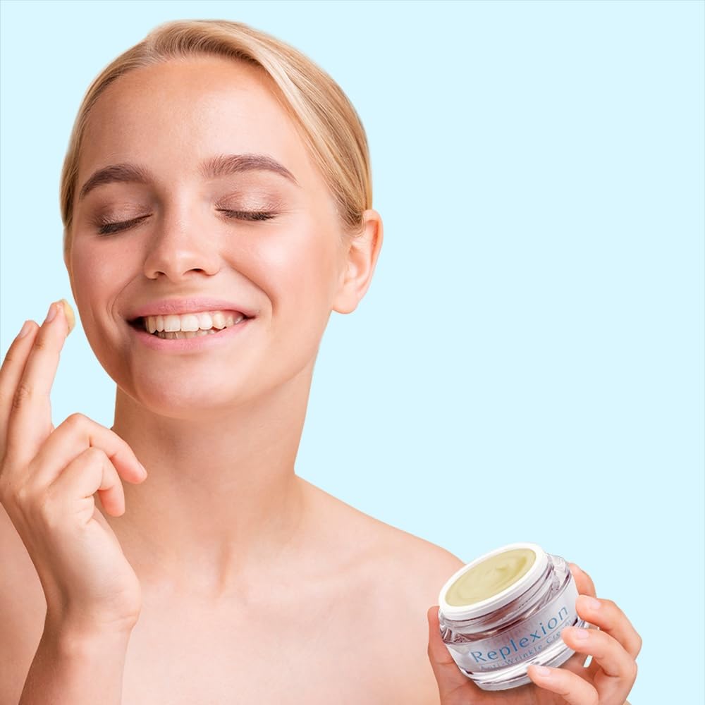 Replexion Anti-Wrinkle Cream- Nourish and Restore with Anti-Aging Creams Enriched with Shea Butter, Peptides and vitamins A&C - Day and Night Skin Face Cream for Men and Women - 50 ml