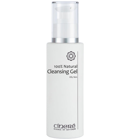 Cinere 100% Natural Cleansing Gel For Oily Skin 150ml | Soap free | Face Cleanser for Acne Prone & Blemish Prone Skin | Cleanser for Oil Control | Glowing Face Wash | Daily Gentle Facial Wash