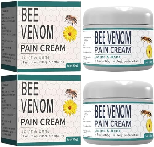 ChicNana Bee Venom Pain and Bone Healing Cream, Advanced Bee Venom Gel Joint and Bone Therapy,New Zealand Bee Venom Joint and Bone Therapy Cream, Bee Venom Ultra Strength Pain Relief Cream (2)