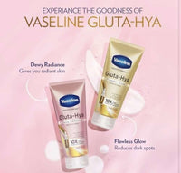 Vaseline Gluta-Hya Flawless Glow Lotion for Face & Body | Gives Brighter Skin | Glutathione & Pro-Retinol Infused Moisturizer, 300ml