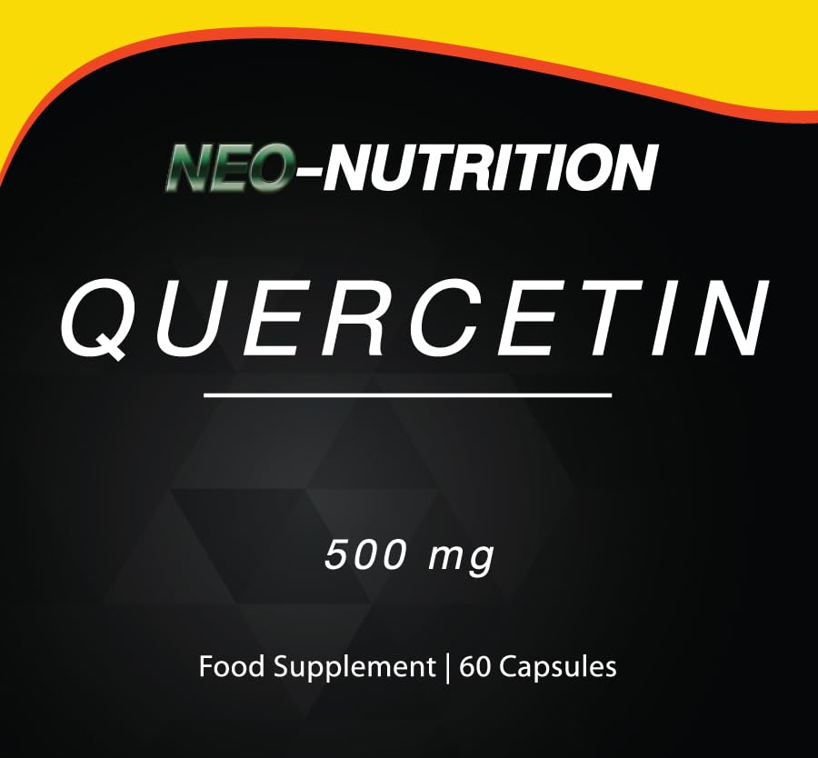 NEO-NUTRITION Pure Organic Quercetin - High Potency Quercetin Supplement for Antioxidant Support - Organic Quercitin Antioxidant Supplements for Immune Health & Energy Boost