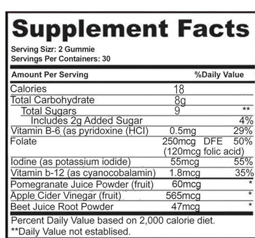 Dido Extreme Supplements Hero Keto ACV Gummies - New & Sealed - All Natural - Vegan - 60 Gummies - 1 Month Supply