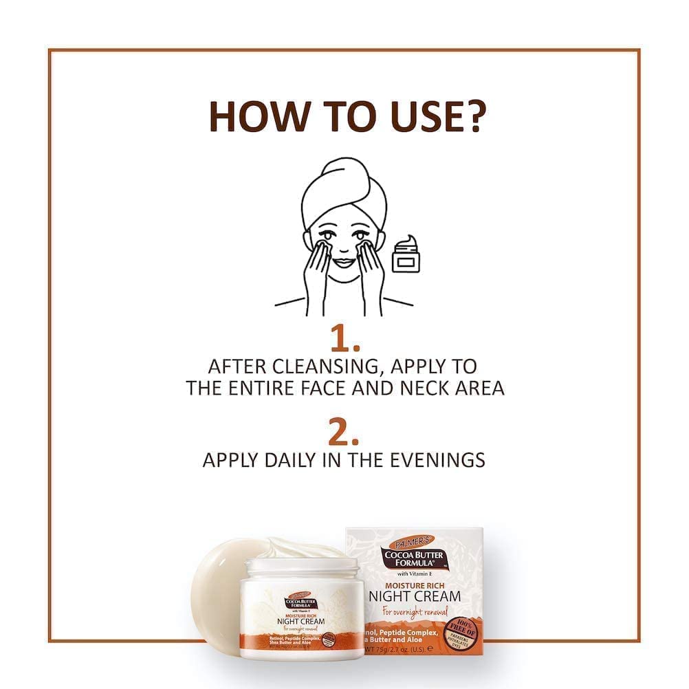 Palmer’s Cocoa Butter Formula Moisture Rich Night Cream 75g