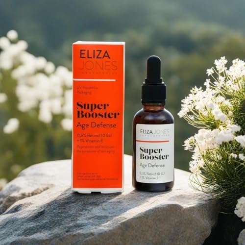 Eliza Jones Laboratories Face Serum, Neck Serum (Super Booster Retinol and Vitamin E, 30 mililiter)
