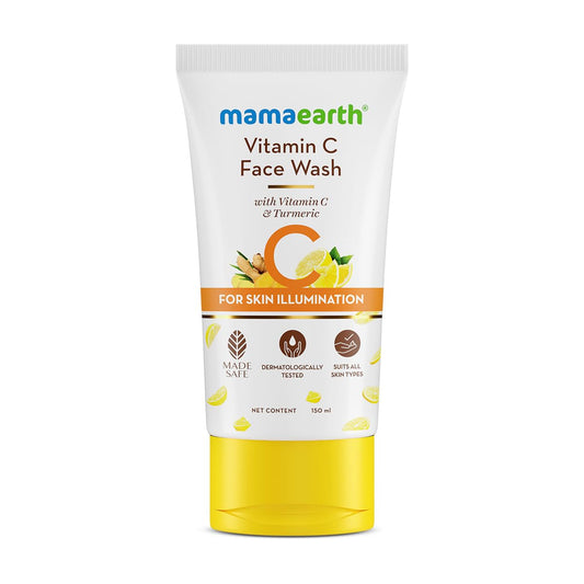 MAMAEARTH Mamaearth Vitamin C Face Wash with Vitamin C and Turmeric for Skin Illumination - 150ml