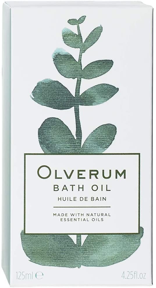 Olverum Bath Oil – Luxury Muscle Soothing Bath Oil – Highly Concentrated Blend of Pure Essential Oils – Best Relaxing Bath Oil Women and Men – Natural Vegan Green Wellness (125ML)