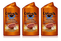 Ushuaïa - Polynesia Revolutionary Shower Gel with Monoi and Ruckoo Oil - 250 ml - Pack of 3